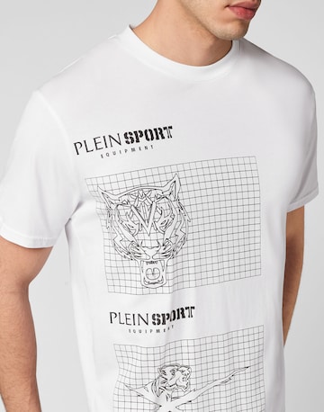 Maglietta 'Tiger' di Plein Sport in bianco