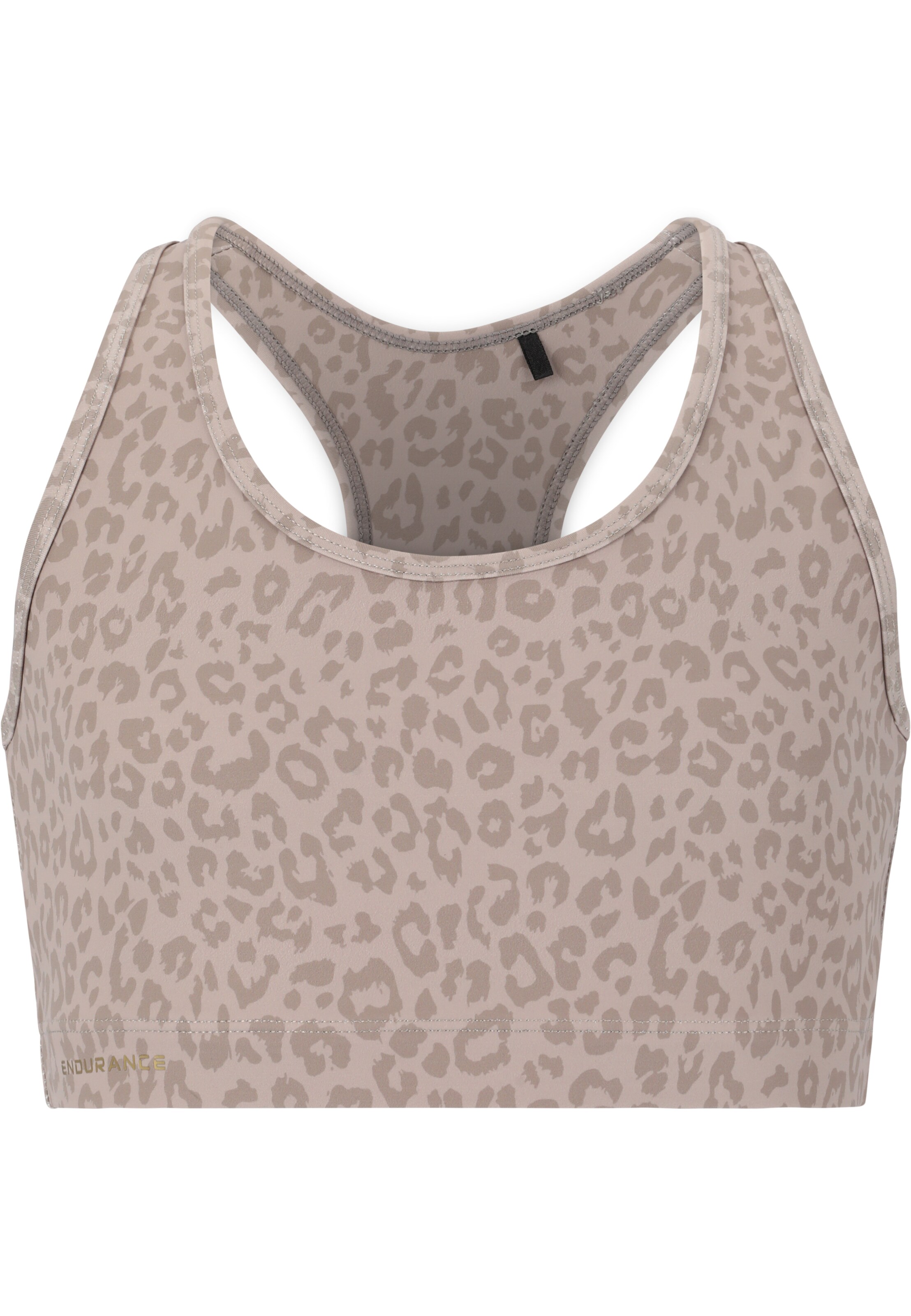 ENDURANCE Medium Support Sport-BH 'Konwich' in Beige: Vorderseite