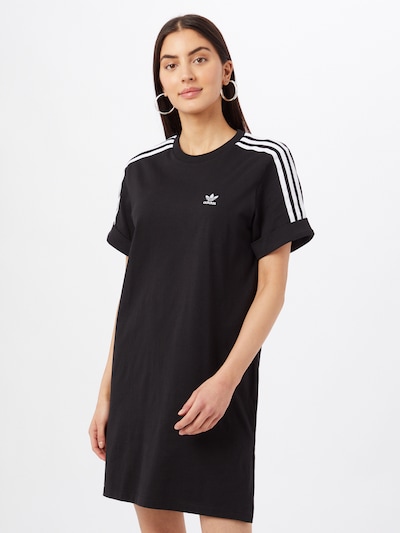 Rochie ADIDAS ORIGINALS pe negru / alb, Vizualizare model