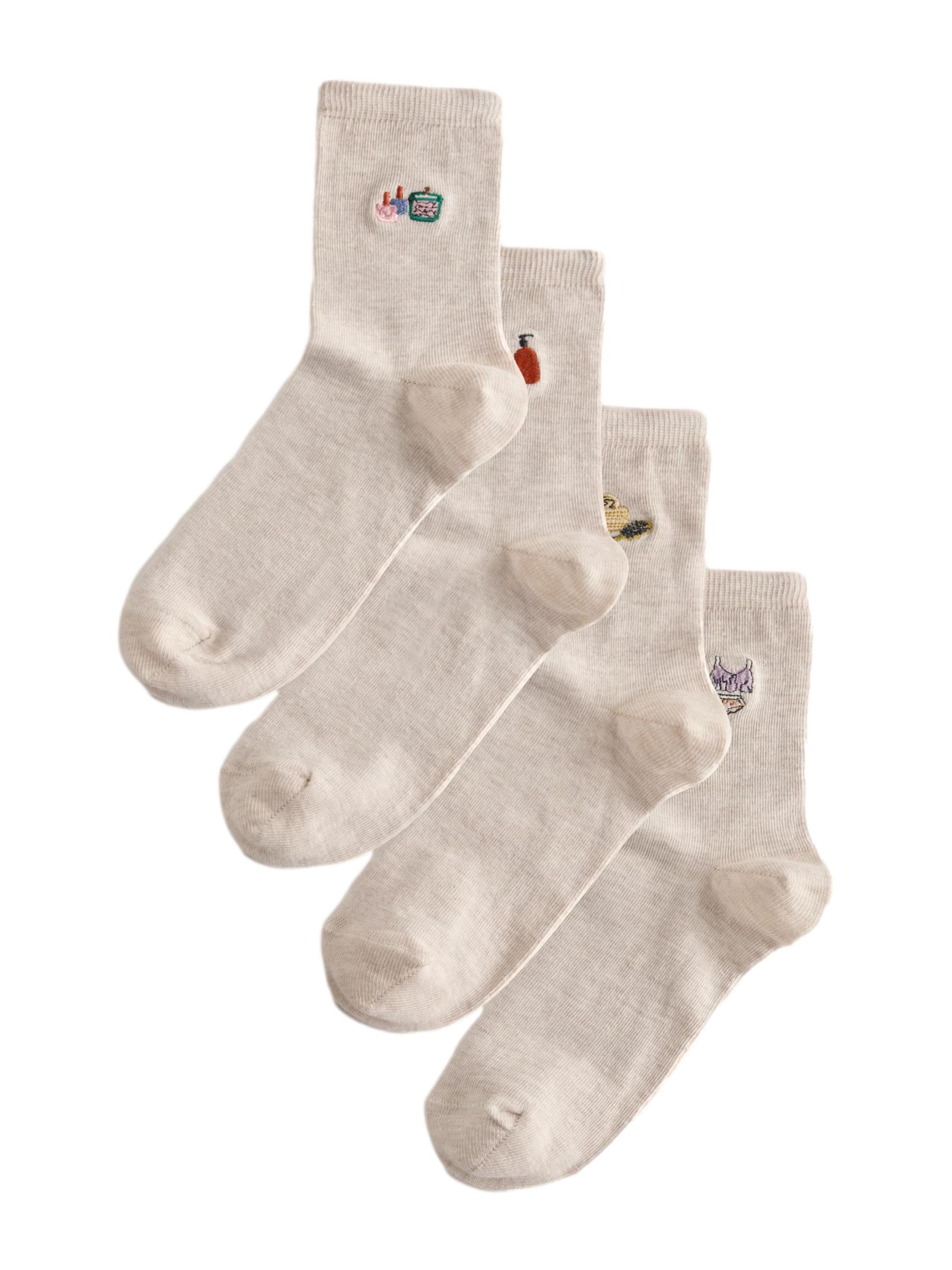 Next Socks in 36-41 in Mottled beige, Item view