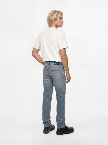mėlyna KARL LAGERFELD JEANS Prigludęs Džinsai