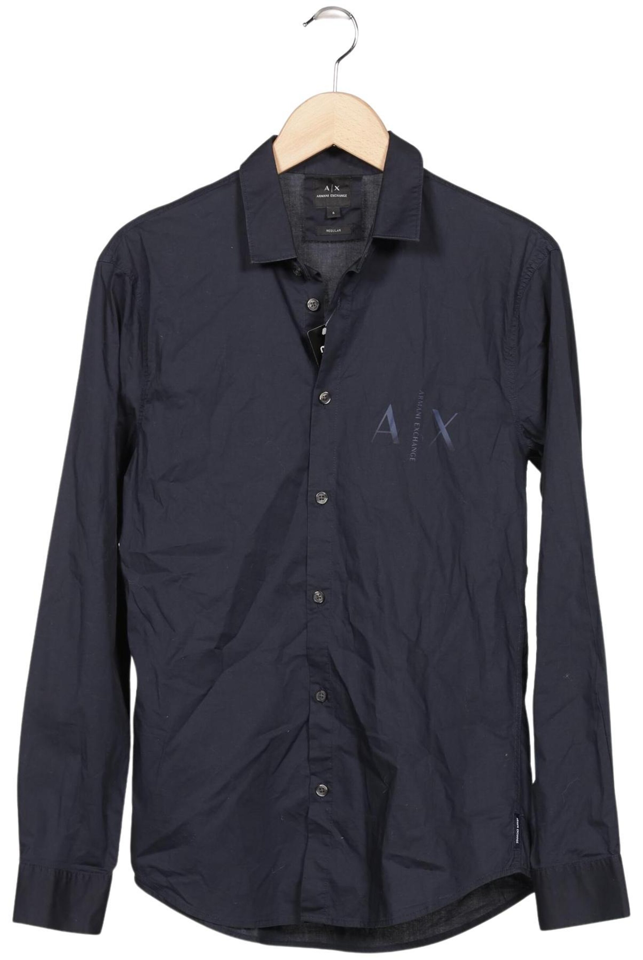 ARMANI EXCHANGE Hemd S in Blau: Vorderseite