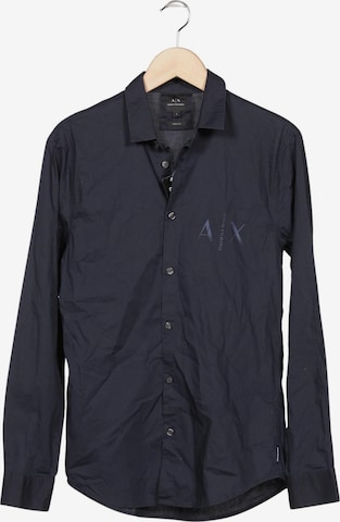 ARMANI EXCHANGE Hemd S in Blau: Vorderseite