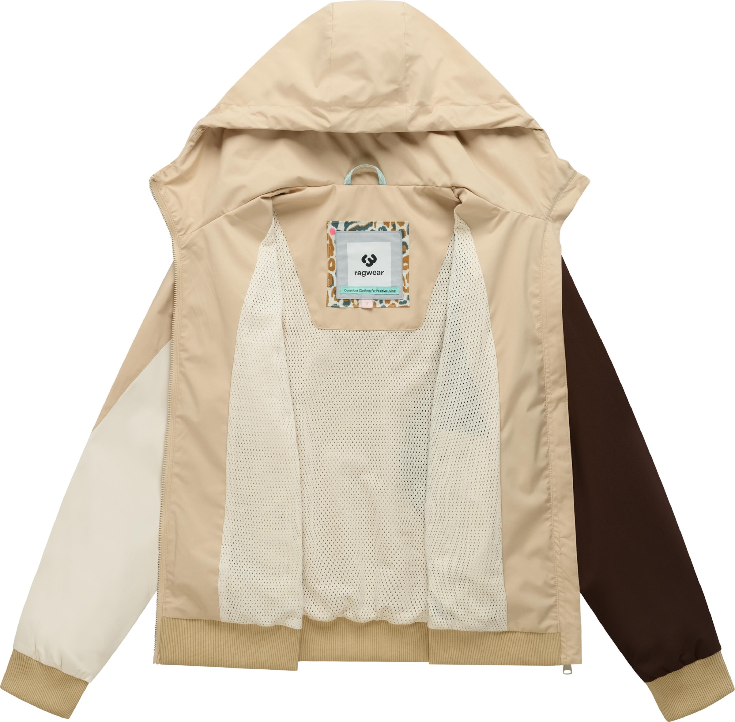 Veste outdoor 'Oggie Block' Ragwear en beige