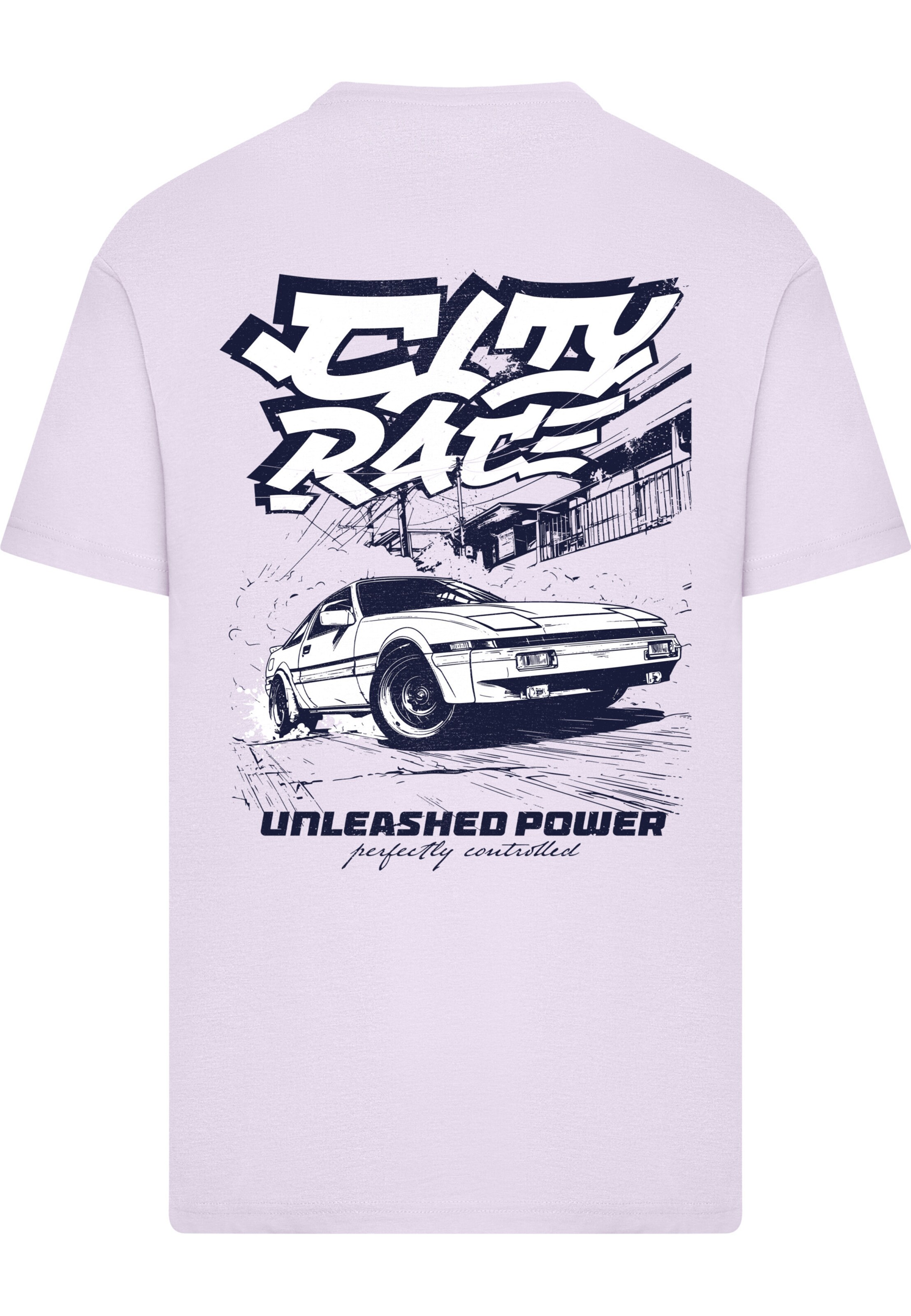 Mister Tee Tričko 'City Race Unleashed Power' – fialová