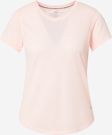 UNDER ARMOUR Functioneel shirt 'Streaker' in Roze: voorkant
