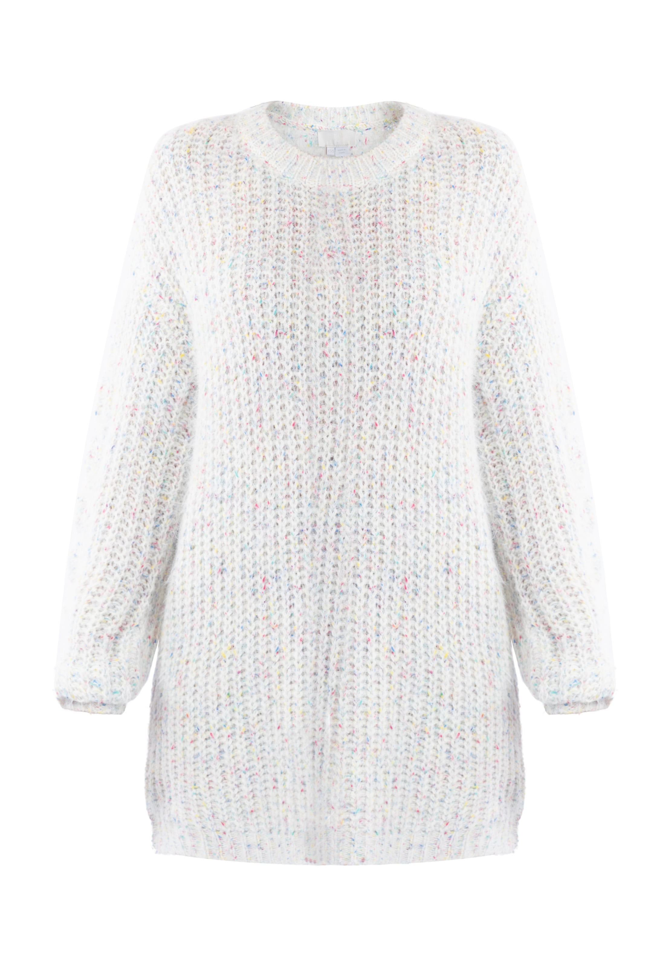 RISA Pull-over en bleu clair / jaune / rose / blanc, Vue avec produit