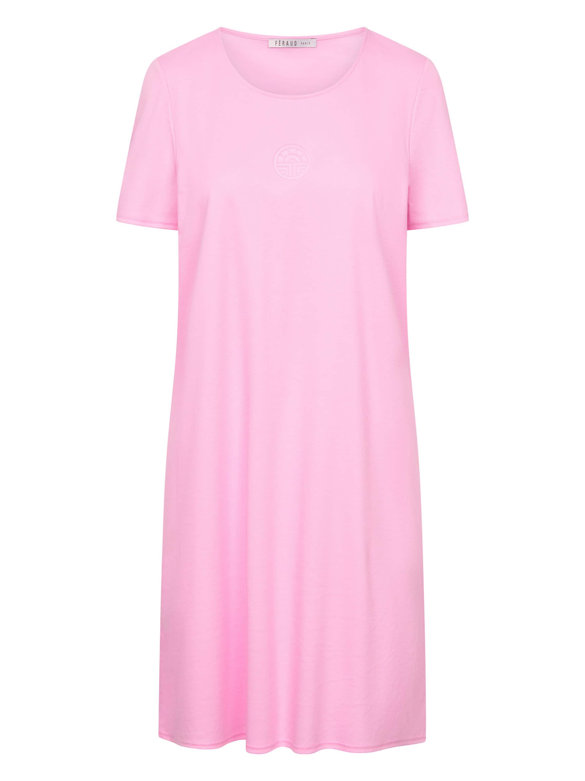 FÉRAUD PARIS Nightgown ' Prägemotiv ' in Pink: front
