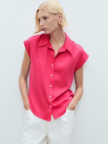 MANGO Blouse 'LIM' in Red: front