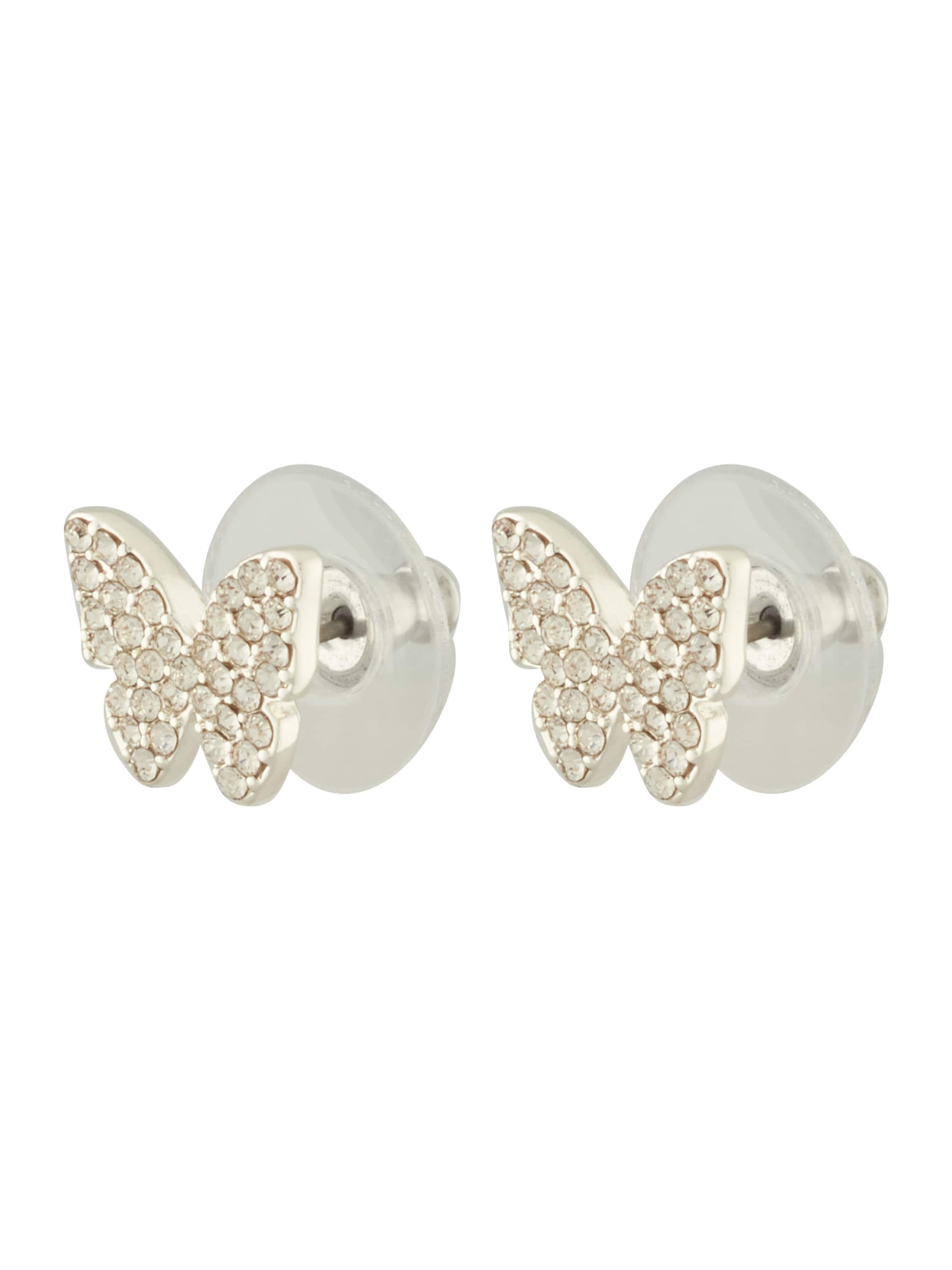 Boucles d'oreilles DKNY en argent : devant