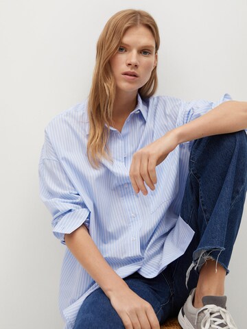 MANGO Bluse 'Jaidy' in Blau