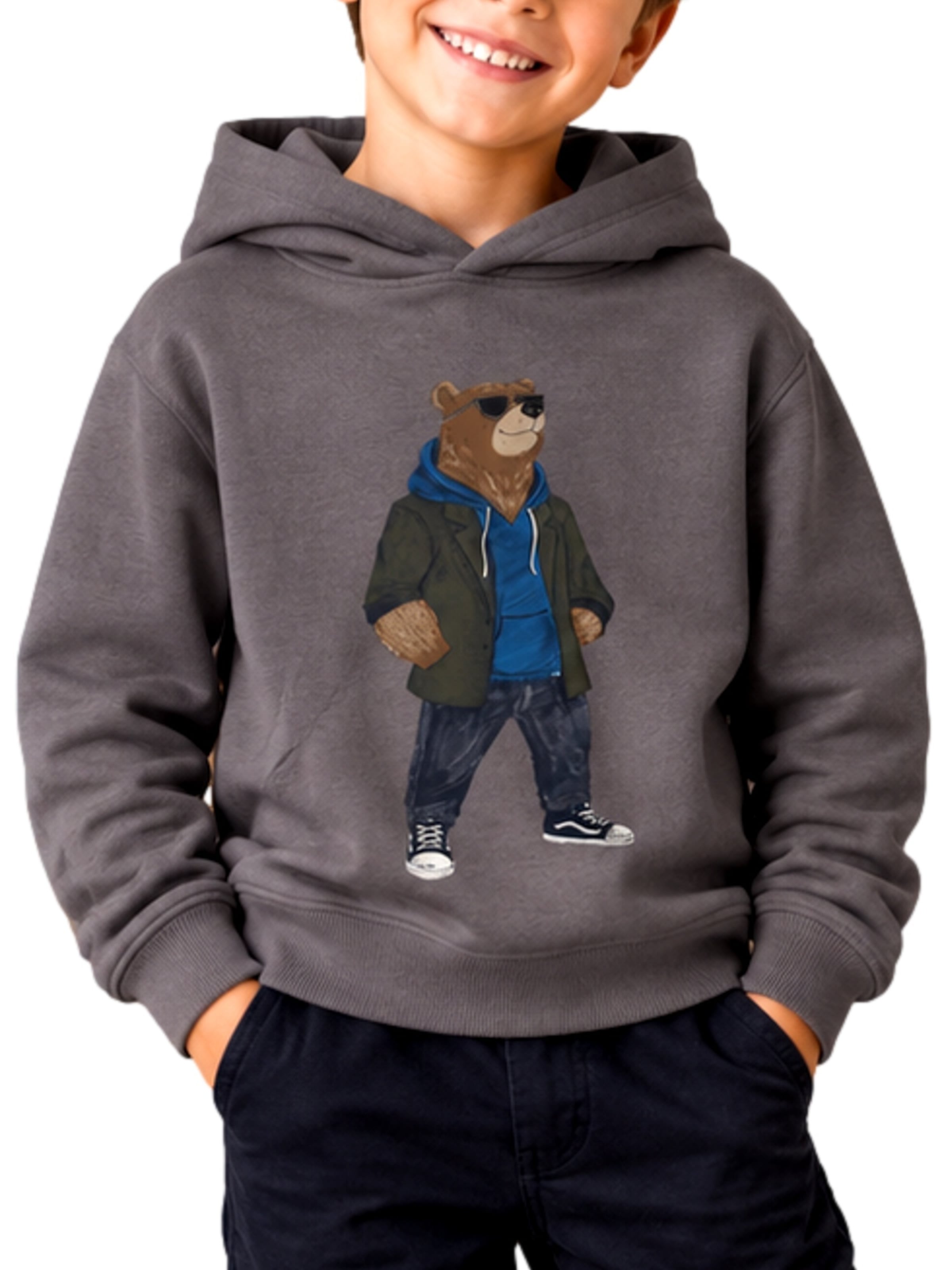 Sweat 'NKM Ruz' NAME IT en gris