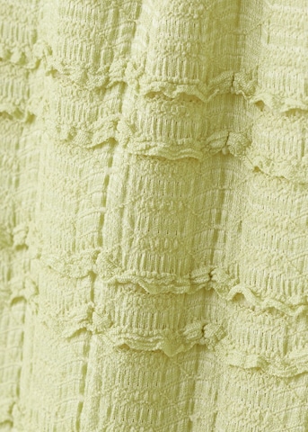 MANGO KIDS Wide leg Pants 'Limeset' in Yellow