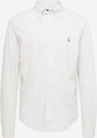 Chemise Polo Ralph Lauren en gris : devant