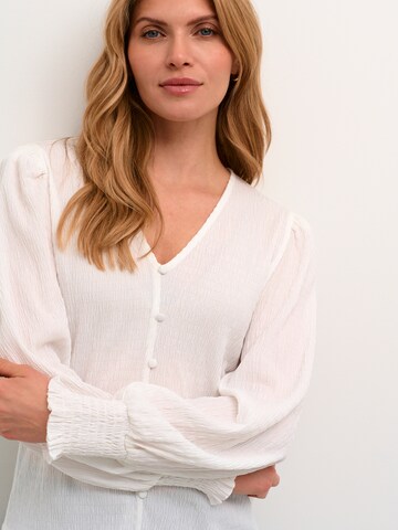 Cream Bluse in Weiß