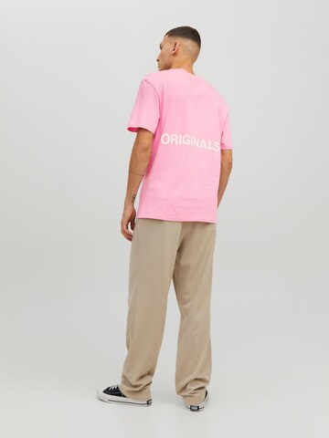 JACK & JONES T-Shirt 'Clan' in Pink