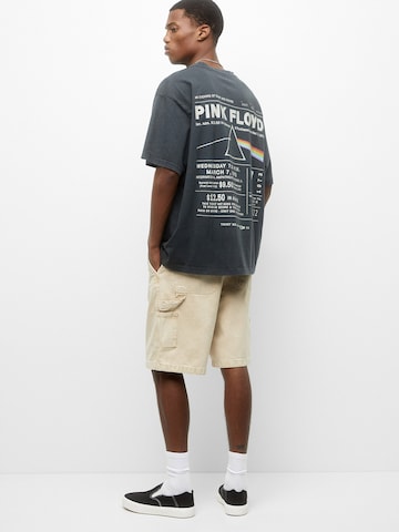 Pull&Bear T-Shirt in Schwarz
