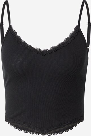 HOLLISTER Top 'BARE TRIM CAMI' w kolorze czarny: przód