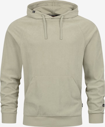 INDICODE JEANS Sweatshirt 'Nemoto' in Beige: voorkant