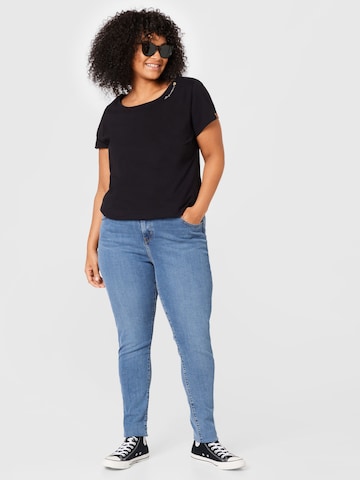 Levi's® Plus Skinny Džíny '721 PL Hi Rise Skinny' – modrá