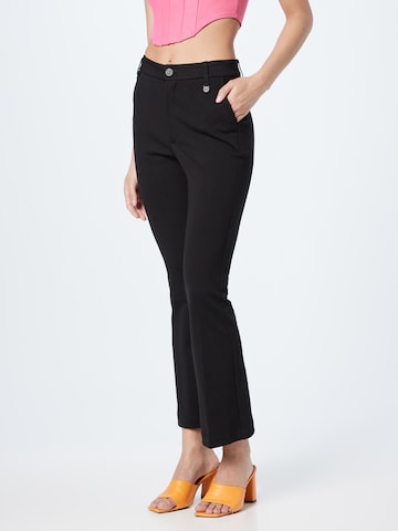 Gang Flared Chino Pants 'Cinzia' in Black: front
