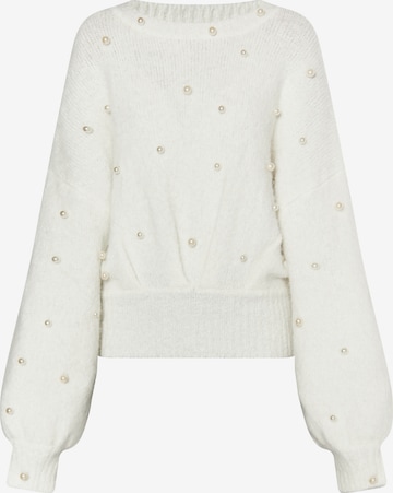 Pull-over 'Dulcey' faina en blanc : devant