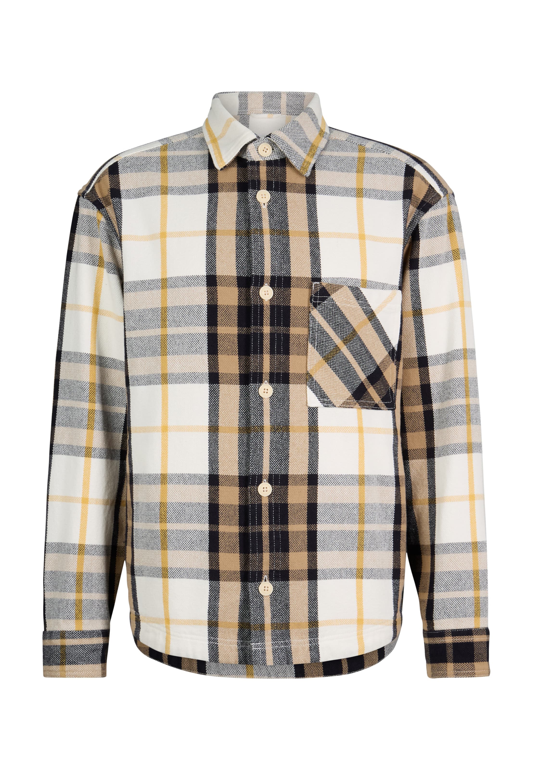 JOOP! Jeans Regular fit Overhemd in Wit: voorkant