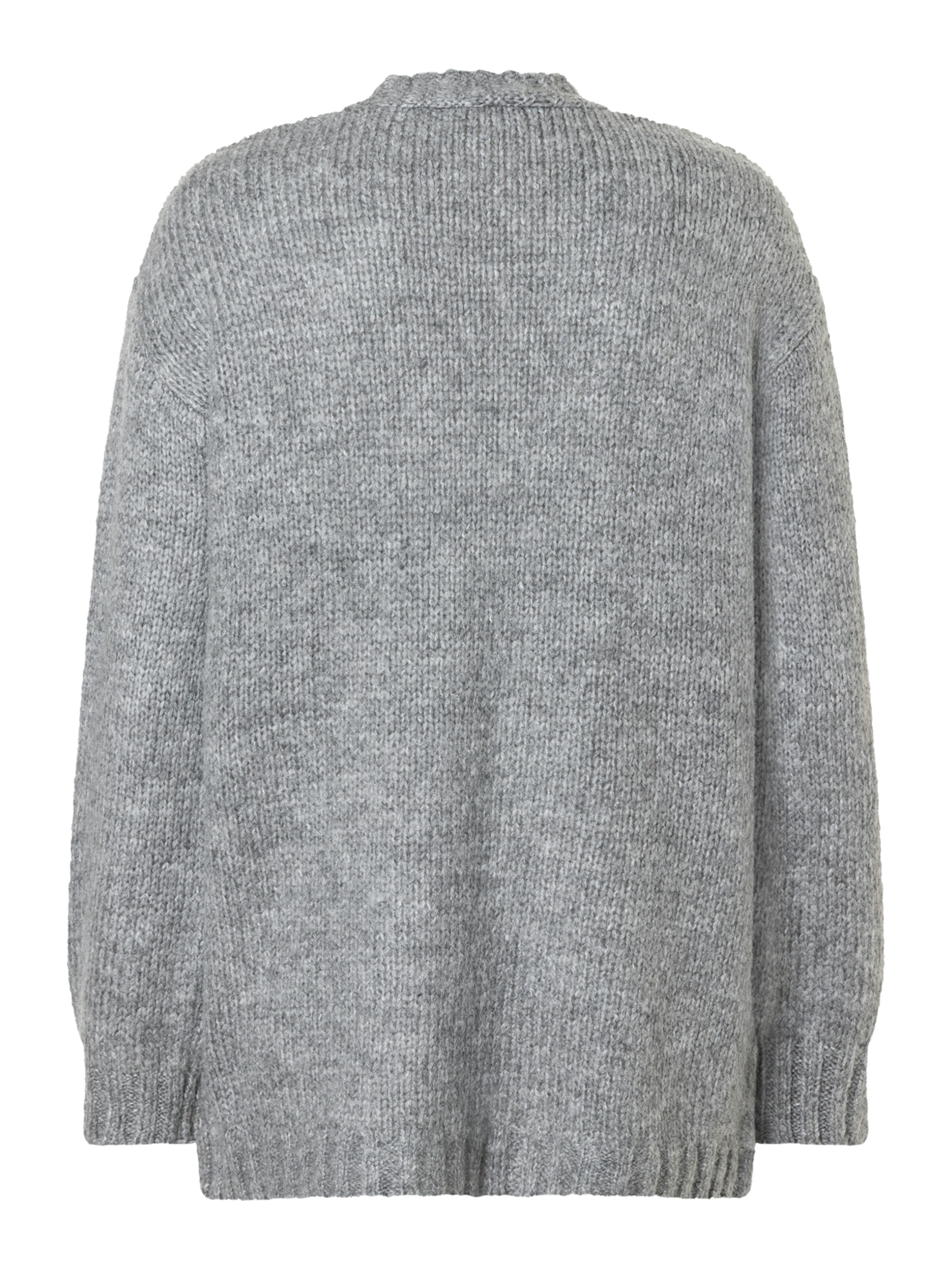 MORE & MORE Strickjacke in Grau