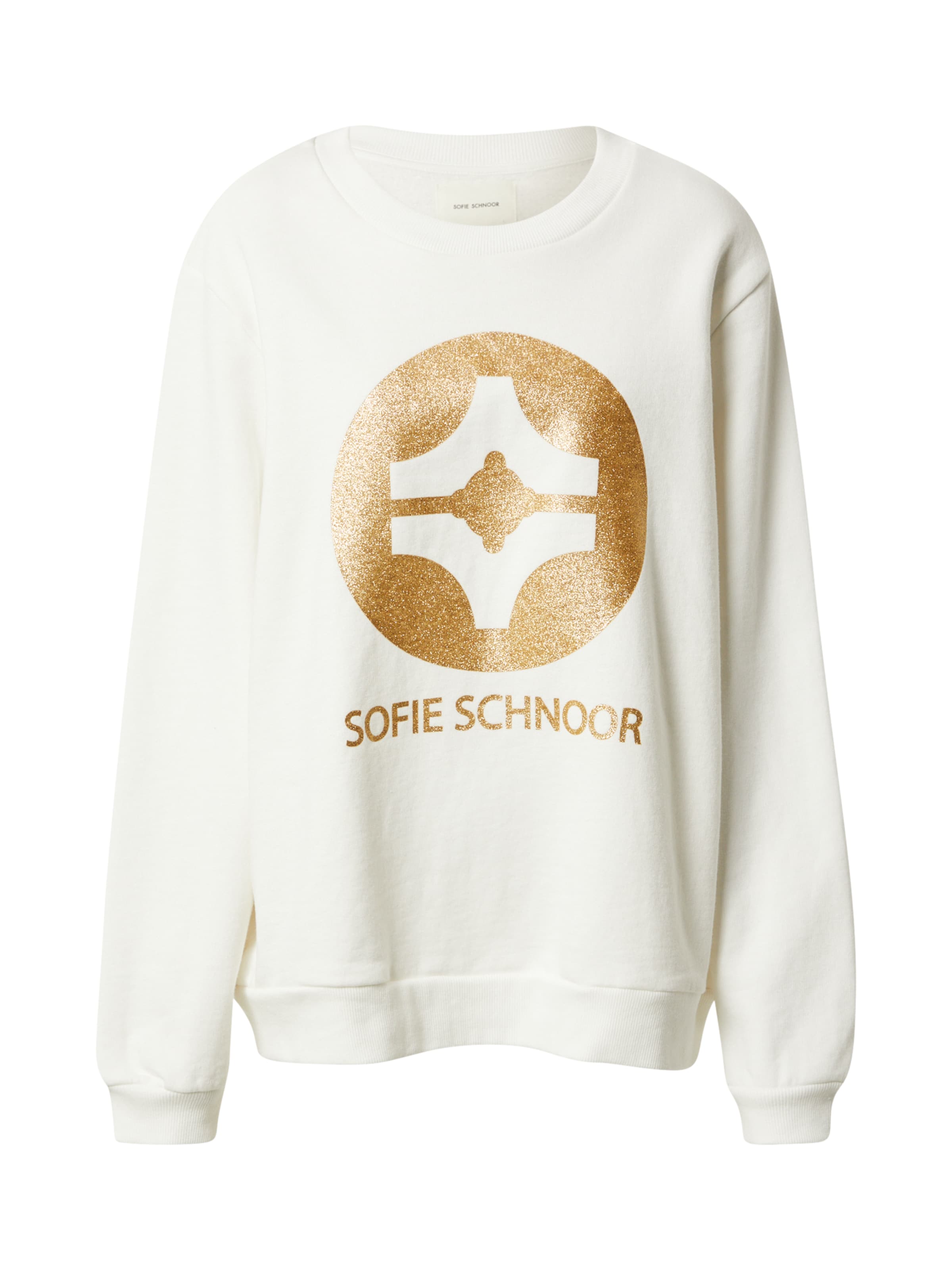 Bluză de molton de la Sofie Schnoor pe alb: față