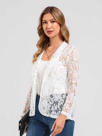 LapaPlus Strickjacke in Weiß
