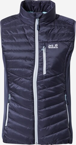 Vestă sport 'Routeburn' de la JACK WOLFSKIN pe gri: față