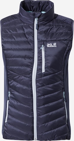 JACK WOLFSKIN Sportbodywarmer 'Routeburn' in Grijs: voorkant