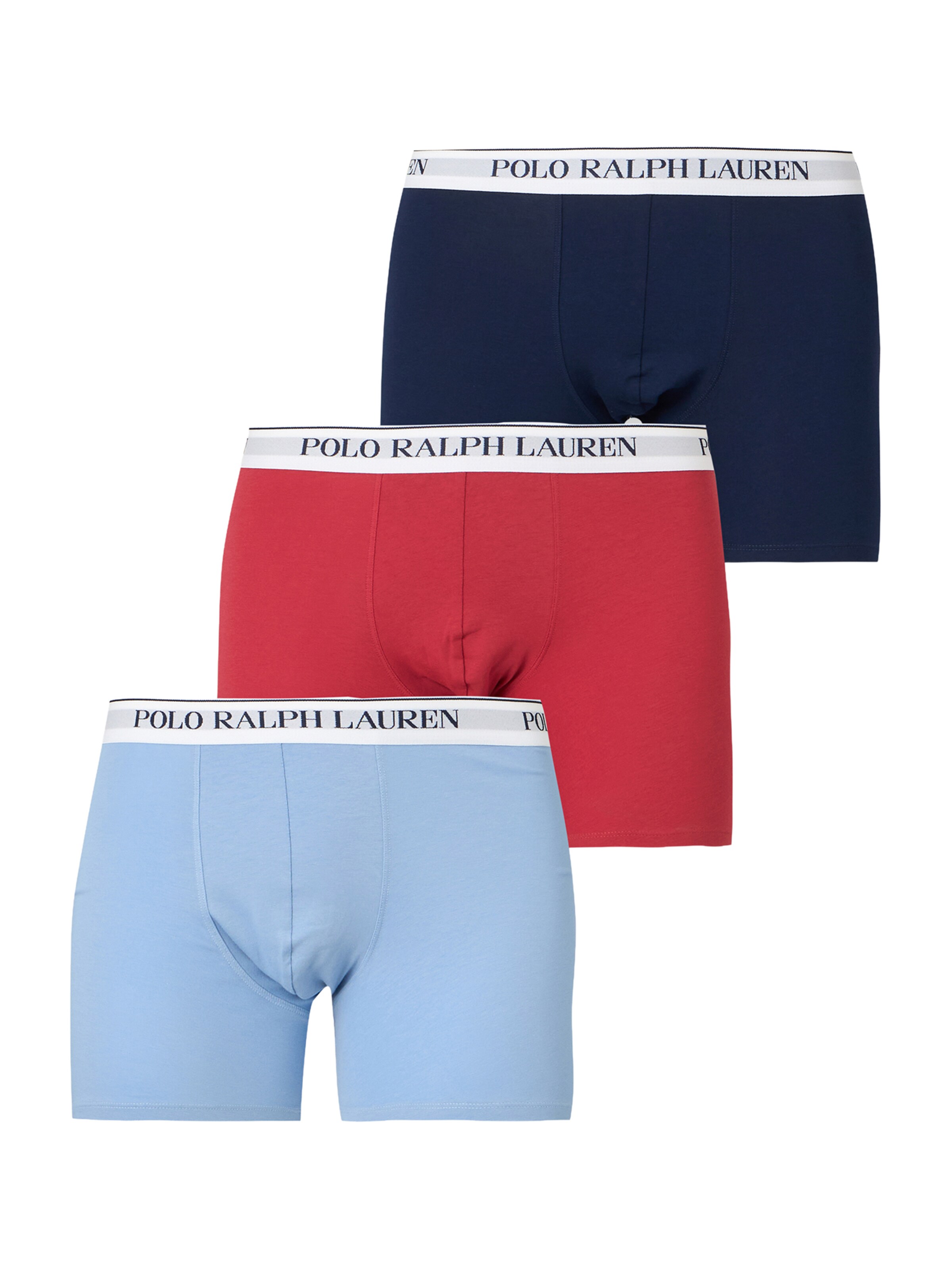 Polo Ralph Lauren Boxers en S en bleu marine / bleu clair / rouge / blanc, Vue avec produit