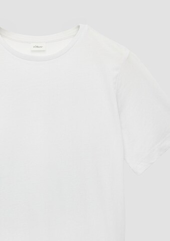 T-Shirt s.Oliver en blanc