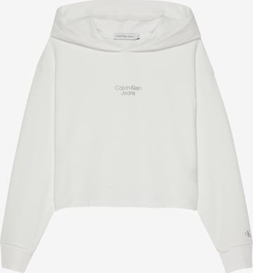 Calvin Klein Collegepaita värissä valkoinen: edessä