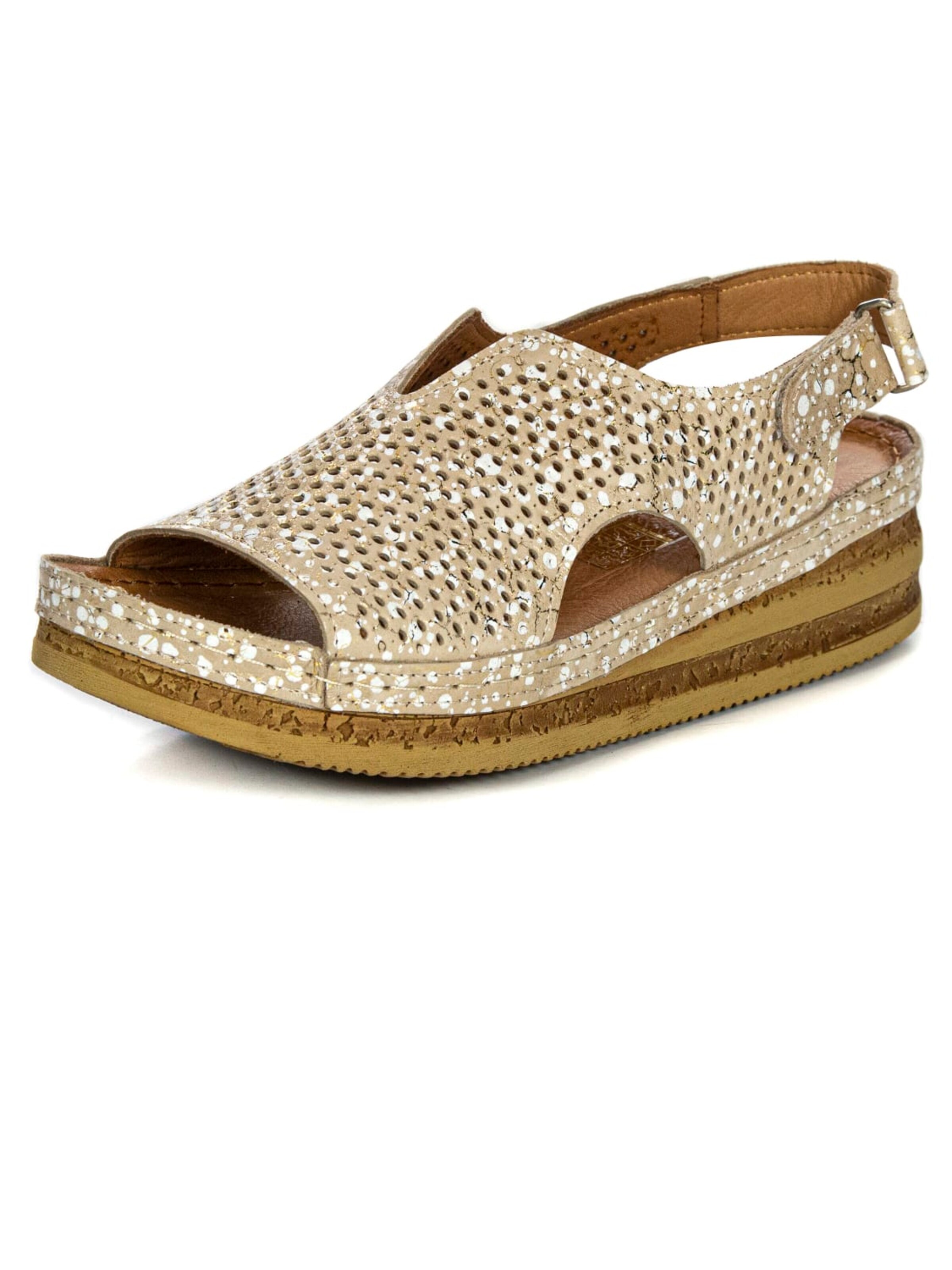 Maciejka Sandal 'L4494-25/00-1' in Gold: front