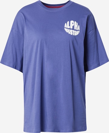 ALPHA INDUSTRIES - Camiseta en lila: frente