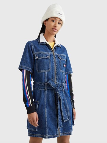 Tommy Jeans Kleid in Blau: predná strana