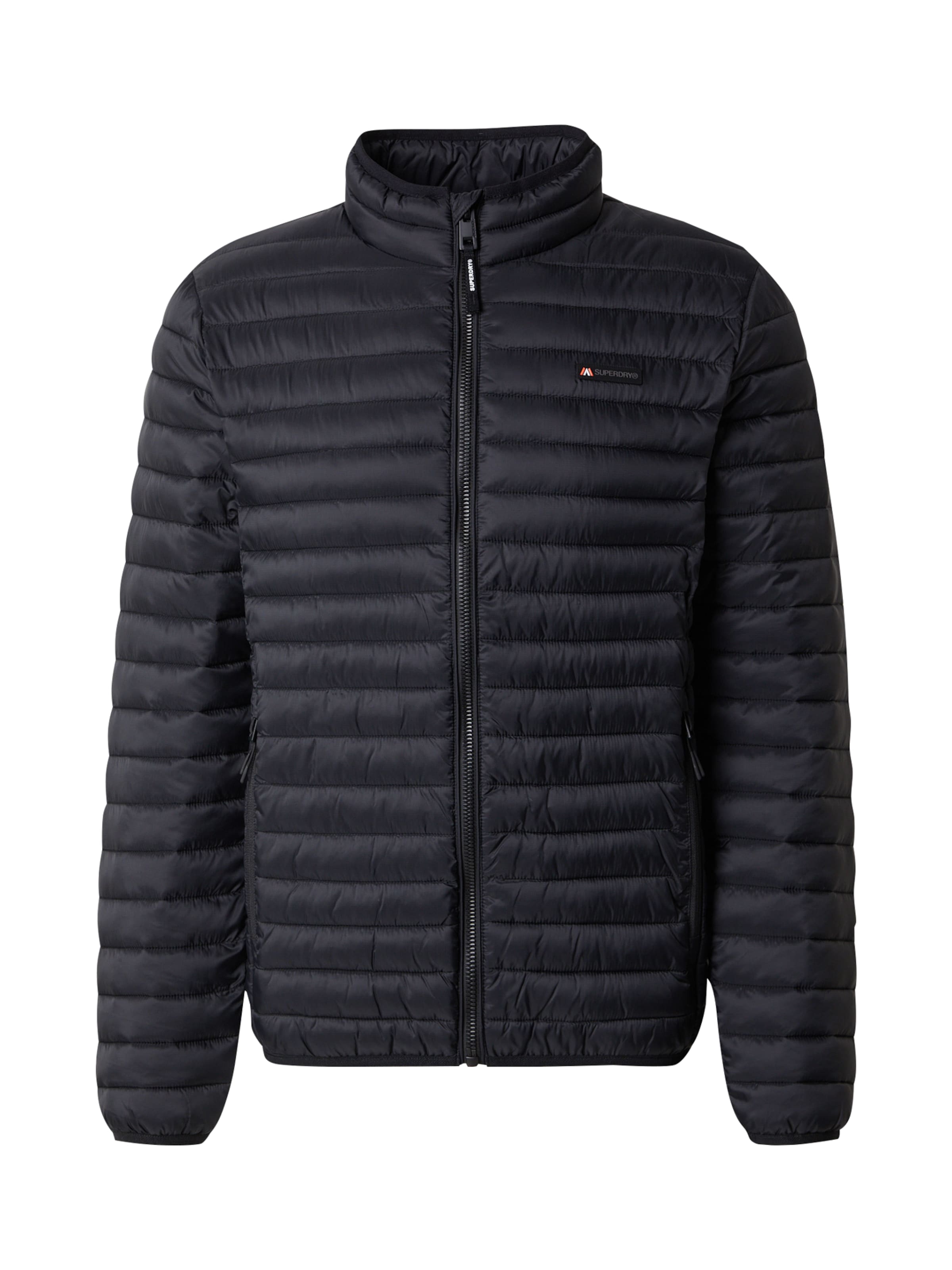 Superdry Välikausitakki 'FUJI' värissä musta: etupuoli