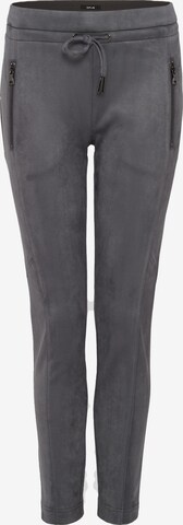 Coupe slim Pantalon 'Elvina' OPUS en gris : devant