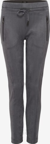 OPUS Slimfit Broek 'Elvina' in Grijs: voorkant