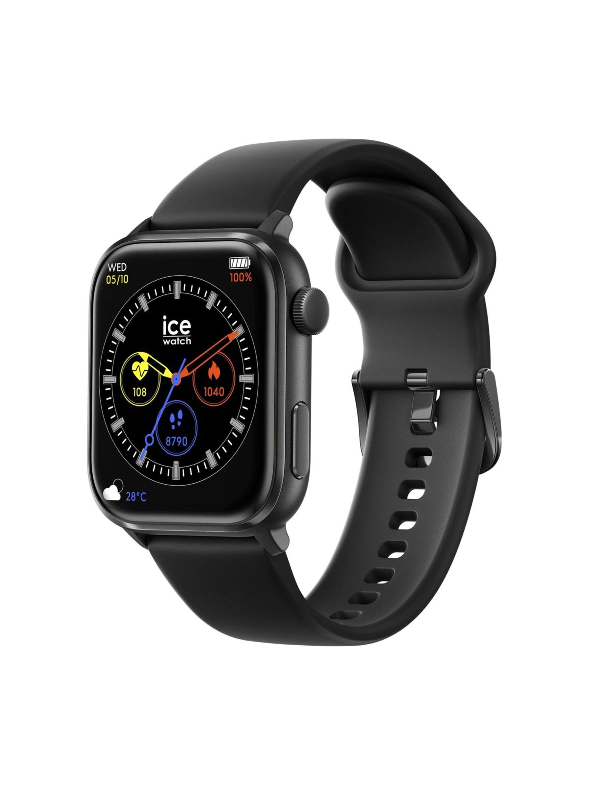 ICE WATCH Digitaal horloge 'Smartwatch ICE smart 2.0' in Zwart