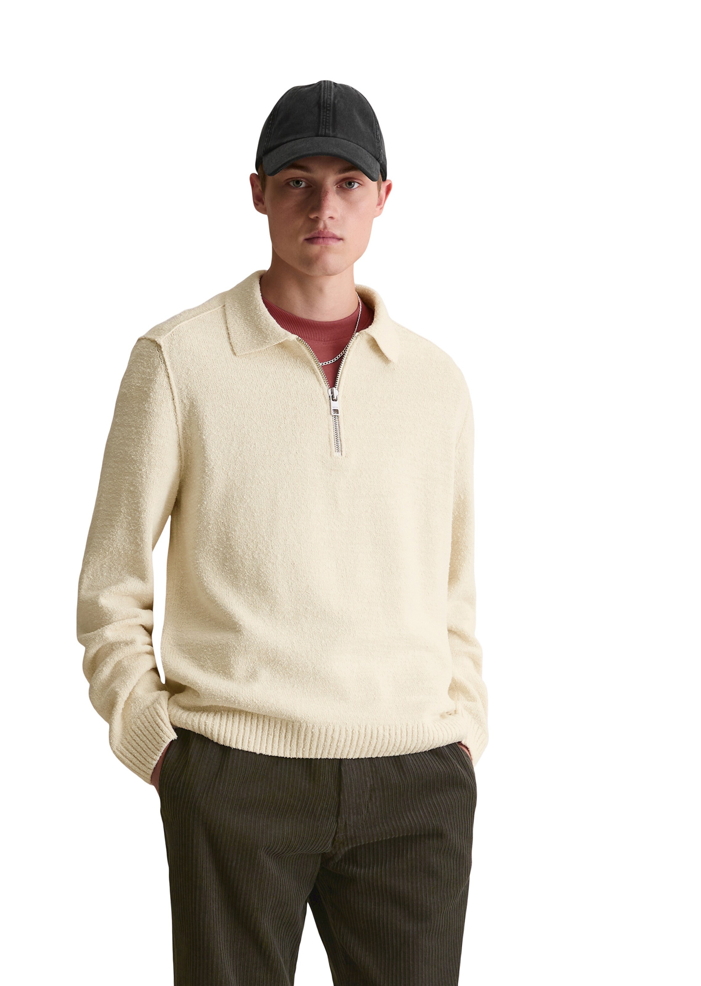 Marc O'Polo DENIM Pullover in Beige: Vorderseite