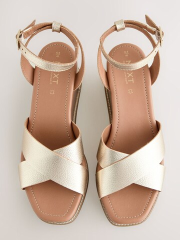 Next Sandale 'Forever Comfort' in Gold