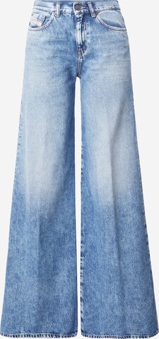 DIESEL Wide leg Jeans 'D-AKEMI' in Blauw: voorkant