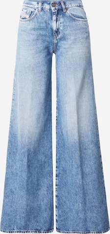 DIESEL Wide leg Jeans 'D-AKEMI' in Blauw: voorkant