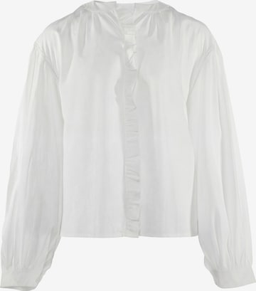 usha WHITE LABEL - Blusa en blanco: frente