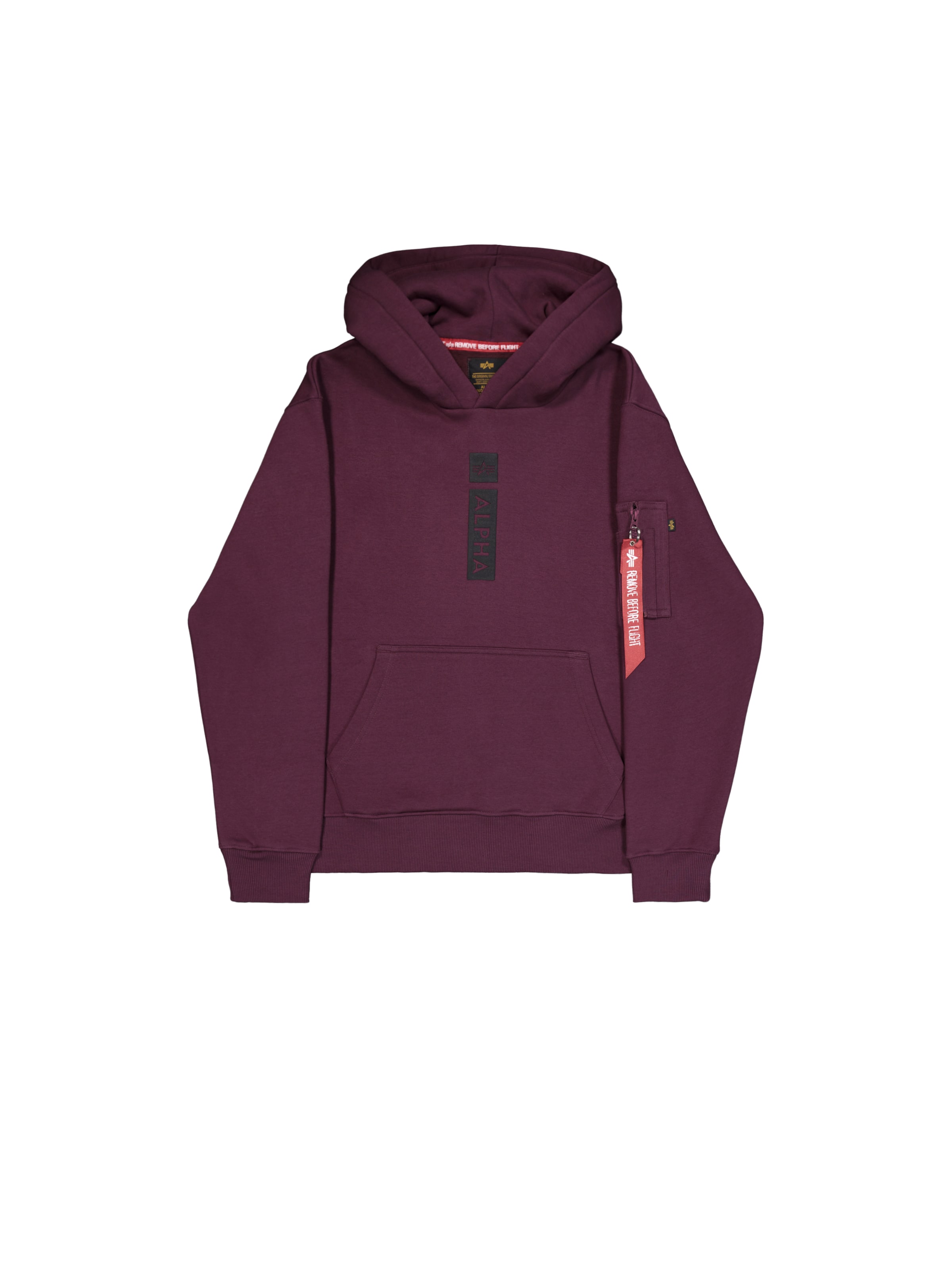 ALPHA INDUSTRIES Πουλόβερ 'Alpha Puff' σε κόκκινο: μπροστά