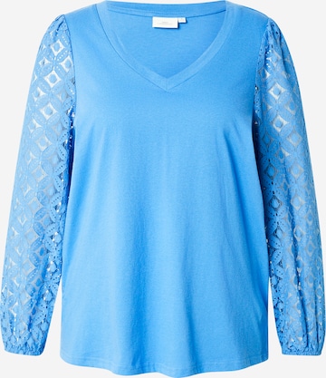 ONLY Carmakoma T-shirt 'CAREFFIE' i blå: framsida