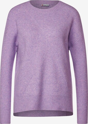 STREET ONE Sweater in Purple: front